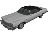Buick Lesabre Convertible (1975) 3D Model preview