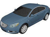 Buick Regal CXL (2011) 3D Model preview
