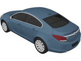 Buick Regal CXL (2011) 3D Model