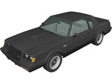 Buick Regal Grand National Coupe (1987) 3D Model preview