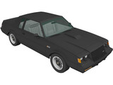 Buick Regal Grand National Coupe (1987) 3D Model