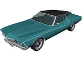 Buick Riviera Boattail (1972) 3D Model preview