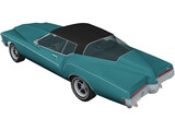 Buick Riviera Boattail (1972) 3D Model