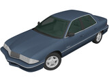 Buick Skylark Sedan (1995) 3D Model preview
