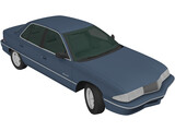 Buick Skylark Sedan (1995) 3D Model