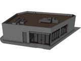 Building Auxiliar 3D Model preview