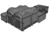 Building Temple 3D Model preview