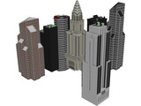 Buildings 3D Model preview