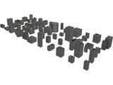 Buildings Collection 3D Model preview