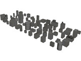 Buildings Collection 3D Model
