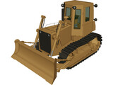 Bulldozer Fiat FD14-E 3D Model preview