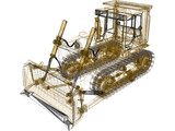 Bulldozer 3D Model