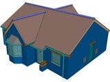 Bungalow 3D Model preview