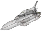 Buran-Energia Space Shuttle with Rocket 3D Model