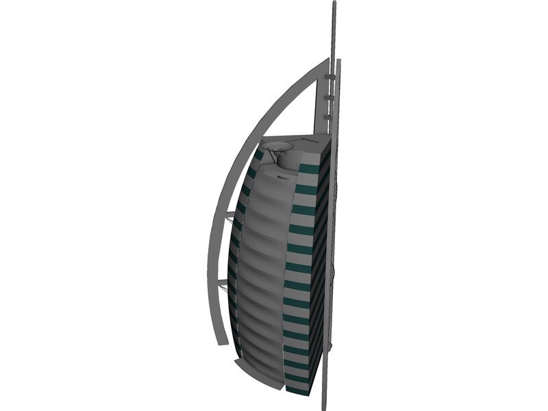Burj al arab 3D Model