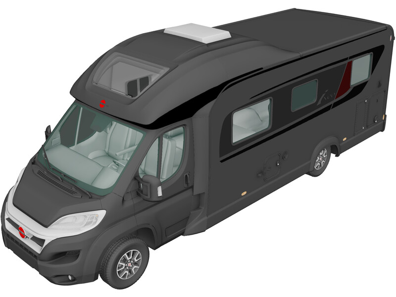 Burstner Ixeo IT 734 G (2016) 3D Model