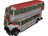 Bus London 3D Model preview