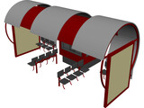 Bus Stop 3D Model preview