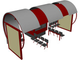 Bus Stop 3D Model