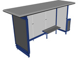 Bus Stop 3D Model preview