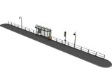 Bus Stop 3D Model preview