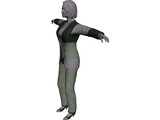Business Woman 3D Model preview