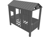 Cabin Bed 3D Model preview