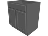 Cabinet Kitchen 3D Model preview