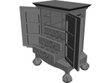 Cabinet of Curiosities 3D Model preview