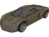 Cadillac Cien Concept 3D Model preview