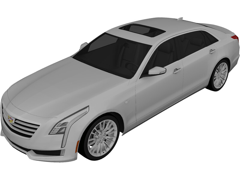 Cadillac CT6 (2016) 3D Model