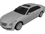 Cadillac CT6 (2016) 3D Model preview