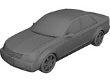 Cadillac CTS (2002) 3D Model preview