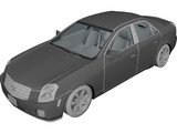 Cadillac CTS 3D Model preview