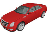 Cadillac CTS Sedan (2007) 3D Model preview