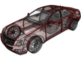 Cadillac CTS Sedan (2007) 3D Model