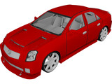 Cadillac CTS [Tuned] 3D Model preview