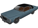 Cadillac DeVille Coupe (1984) 3D Model preview