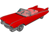 Cadillac Eldorado Biarritz Convertible (1959) 3D Model preview