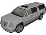 Cadillac Escalade ESV (2008) 3D Model preview