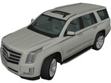 Cadillac Escalade ESV Platinum (2015) 3D Model preview