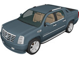 Cadillac Escalade EXT (2007) 3D Model preview