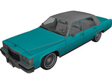 Cadillac Fleetwood Brougham (1985) 3D Model preview