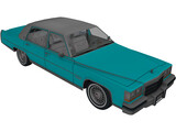 Cadillac Fleetwood Brougham (1985) 3D Model