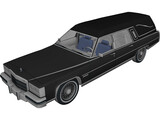 Cadillac Hearse 3D Model preview