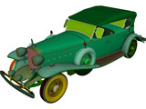 Cadillac V16M (1932) 3D Model preview
