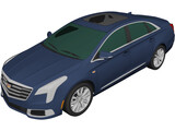 Cadillac XTS (2019) 3D Model preview