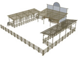 Cafe 3D Model
