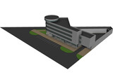 Cafe Complex 3D Model preview