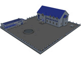 Cafe Vodoley 3D Model preview